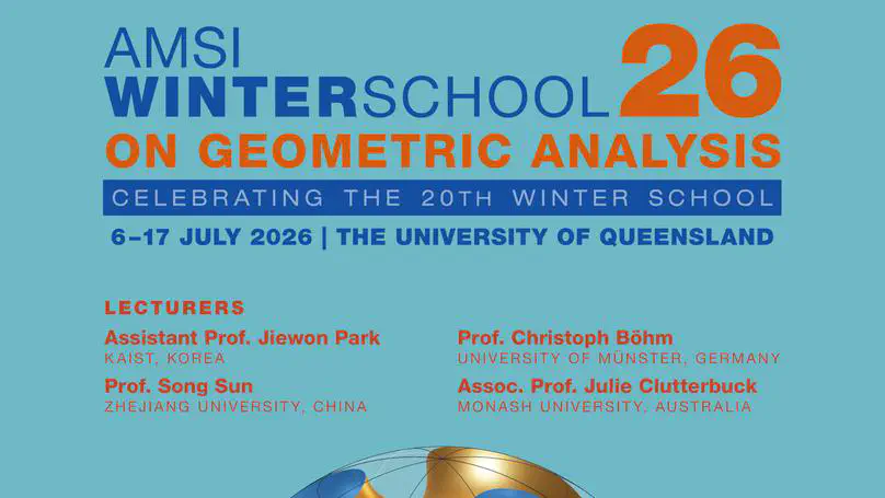 Winter School 2026 on Geometric Analysis